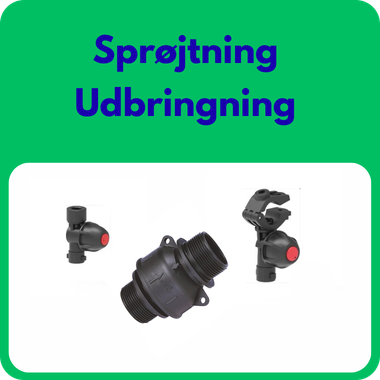 Spr&oslash;jtning og udbringning