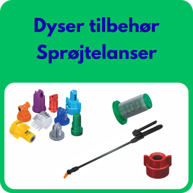 Dyser tilbeh&oslash;r Spr&oslash;jtelanser