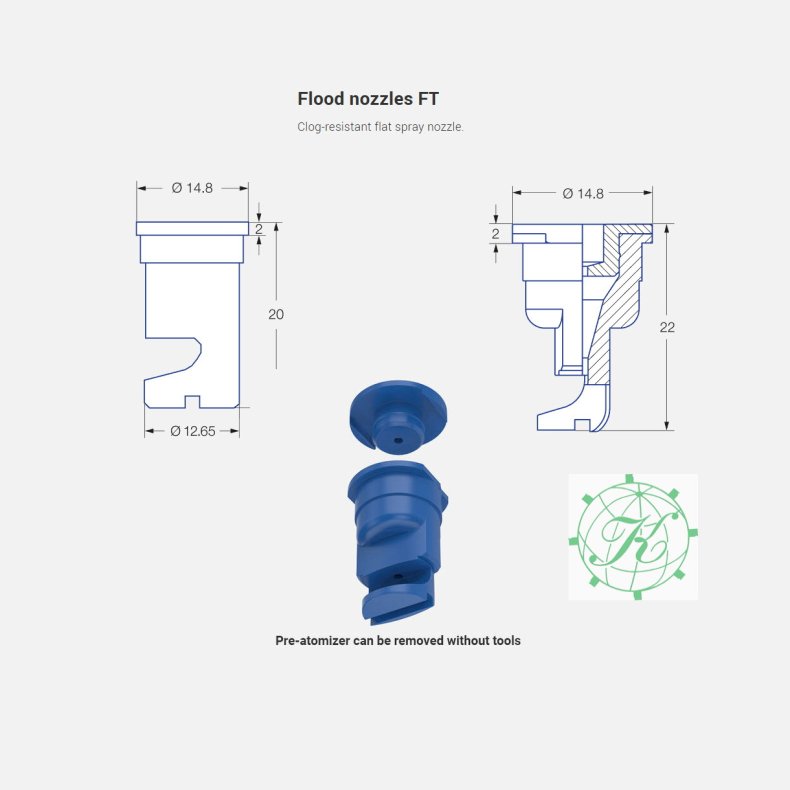 FT9003&nbsp;Spredde dyse DT 1,5