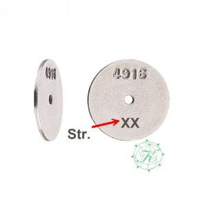 Dyseplade rustfri str.107