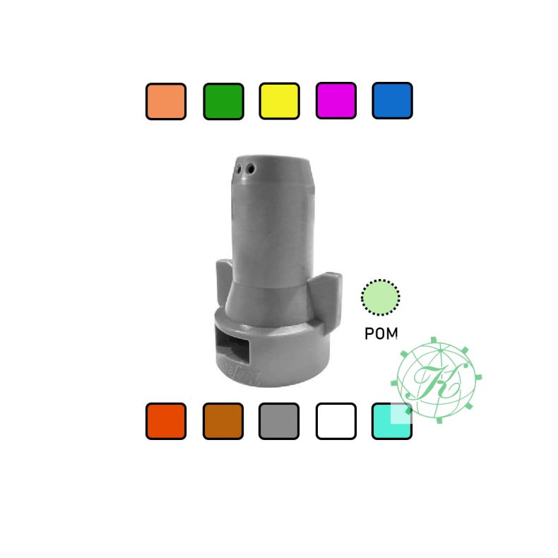 7-huls g�dningsdyse inkl. pakn. (gr�n)