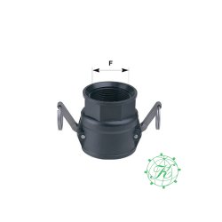 Camlock Hun  2" -  2"F