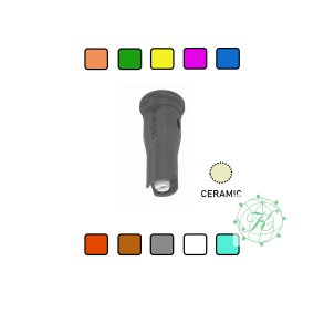 Luftinduktionsdyse ID 90&deg; orange keramik