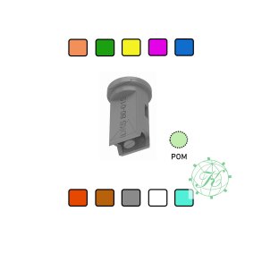 Luftdyse forskudt IDKS 80&deg; 02 gul plastik Lechler