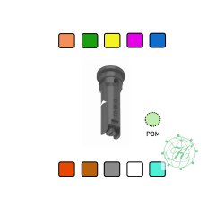 Luftinduktionsdyse IS 80&deg; lilla plast