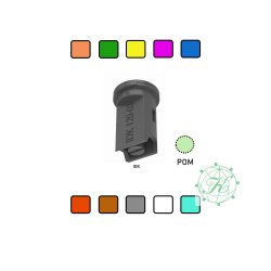 Luftinduktionsdyse IDK 120&deg; r&oslash;d plast