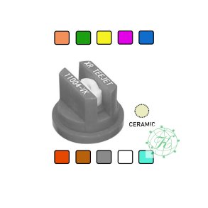 Xr Teejet fladdy r�d keramisk