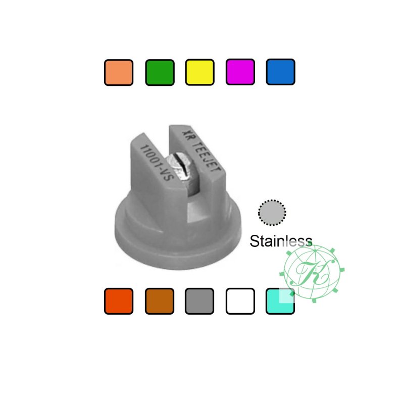 XR Teejet fladys.R�d Rustfri