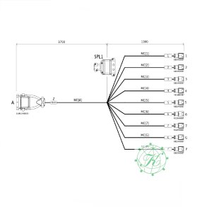 Kabel 7sek 5m G+P for 4669