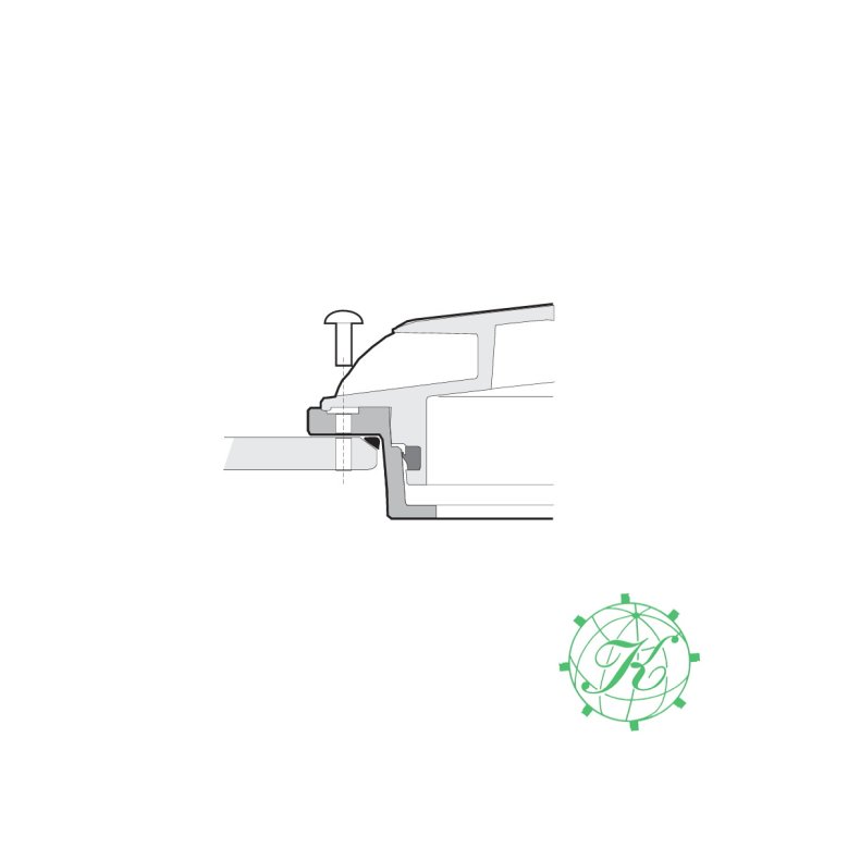 L�g h�ngslet D.455 flademontering