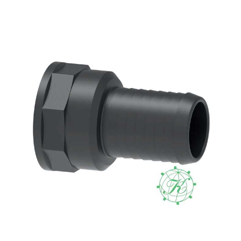 Lige Slangemuffe  1/2"F. D.19