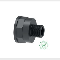 Spidsmuffe F-M 3/8"-1/4"