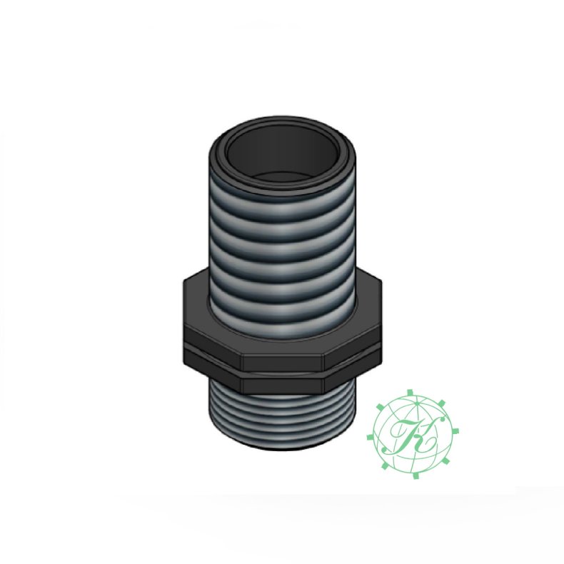 Brystnippel tank 1/2"